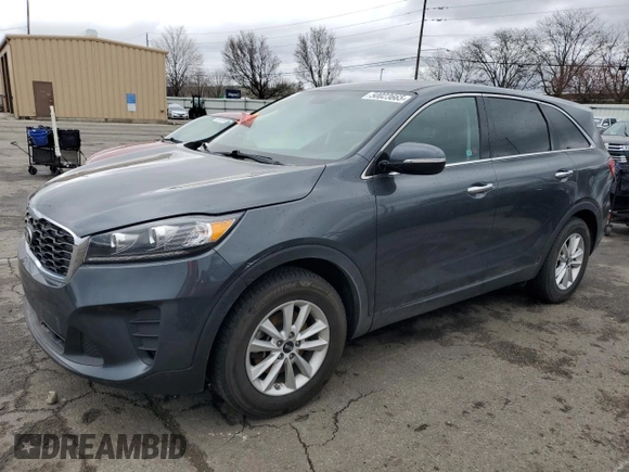 2020 Kia Sorento LX with VIN 5XYPG4A34LG646456, listed as a Copart auction lot 50023665 with 93,494 mi miles and Salvage Title. Bid and sale history available at carsss.com. Image 1.