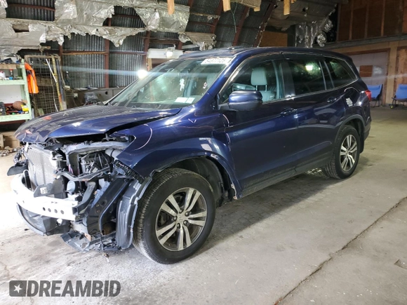 2016 Honda Pilot EX-L with VIN 5FNYF6H5XGB094565, listed as a Copart auction lot 54377125 with 235,647 mi miles and Salvage Title. Bid and sale history available at carsss.com. Image 1.