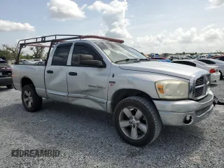 2007 Dodge 1500 Laramie with VIN 1D7HU18237S239582, listed as a Copart auction lot 60038875 with 341,524 mi miles and Salvage title. Bid and sale history available at DreamBid. Image 4.