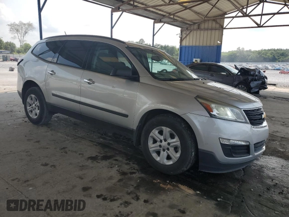 2017 Chevrolet Traverse LS with VIN 1GNKRFED5HJ284168, listed as a Copart auction lot 59470135 with 170,612 mi miles and Salvage title. Bid and sale history available at DreamBid. Image 4.