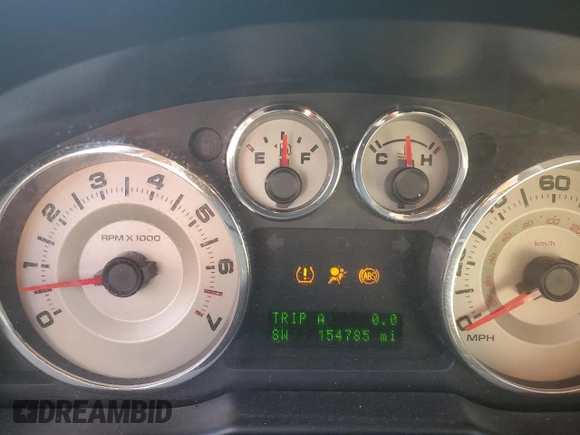 2010 Ford Edge SEL with VIN 2FMDK3JC6ABA61063, listed as a Copart auction lot 49240545 with 154,785 mi miles and Salvage Title. Bid and sale history available at carsss.com. Image 9.
