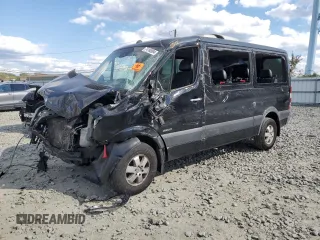2015 Mercedes-Benz Sprinter Passenger with VIN WDZPE7DC8F5976066, listed as a Copart auction lot 74180994 with Not Provided miles and Salvage Title. Bid and sale history available at carsss.com. Image 1.