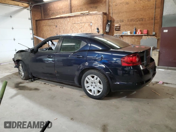 2012 Dodge Avenger SE with VIN 1C3CDZAB3CN168345, listed as a Copart auction lot 54385865 with Not Provided miles and Salvage Title. Bid and sale history available at DreamBid. Image 2.