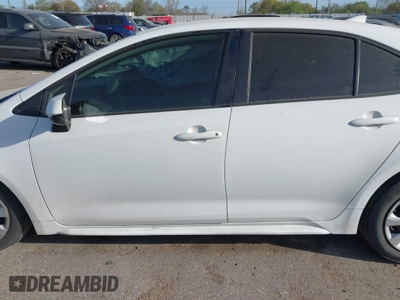 2020 Toyota Corolla LE with VIN JTDEPRAE1LJ036682, listed as a IAAI auction lot 41819062 with 80,678 mi miles. Bid and sale history available at carsss.com. Image 15.