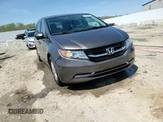2015 Honda Odyssey EX-L with VIN 5FNRL5H63FB017177, listed as a Copart auction lot 52347205 with 83,148 mi miles and Salvage Title. Bid and sale history available at DreamBid. Image 14.
