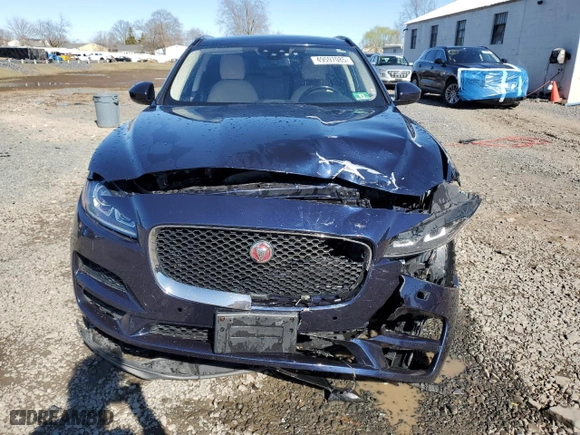 2018 Jaguar F-PACE 25t Premium with VIN SADCJ2FX9JA254722, listed as a Copart auction lot 49597085 with 84,668 mi miles and Salvage Title. Bid and sale history available at carsss.com. Image 5.