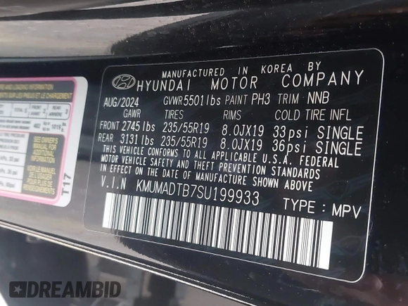 2025 Genesis GV70 2.5T with VIN KMUMADTB7SU199933, listed as a IAAI auction lot 42500513 with 15,384 mi miles and . Bid and sale history available at DreamBid. Image 9.