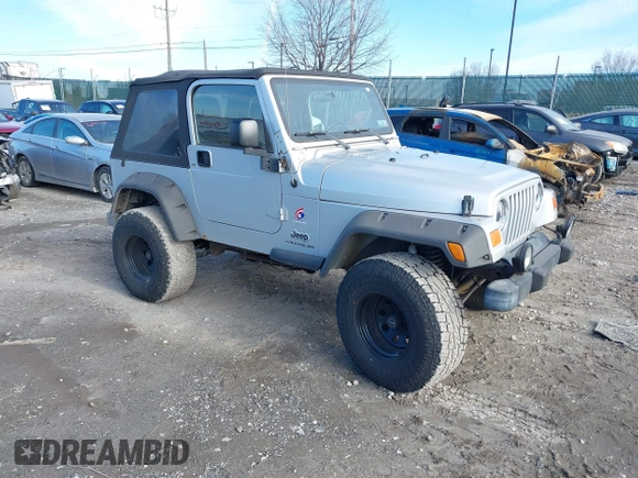 2003 Jeep Wrangler X with VIN 1J4FA39S33P363153, listed as a IAAI auction lot 41584805 with 160,676 mi miles. Bid and sale history available at carsss.com. Image 1.