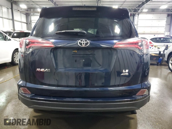 2017 Toyota RAV4 LE with VIN JTMBFREV6HJ165878, listed as a Copart auction lot 58940845 with 120,897 mi miles and Salvage title. Bid and sale history available at DreamBid. Image 6.