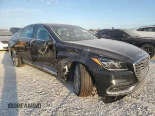 2018 Genesis G80 5.0L Ultimate with VIN KMHGN4JF4JU228941, listed as a Copart auction lot 75126194 with 61,704 mi miles and Non Repairable. Bid and sale history available at carsss.com. Image 4.