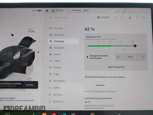 2023 Tesla Model Y Long Range z VIN 7SAYGDEE2PF885116, wystawiony jako IAAI lot #40091902 z przebiegiem 11 779 mil mil oraz . Historia ofert i sprzedaży dostępna na DreamBid. Obrazek 17.