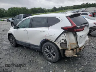 2020 Honda CR-V EX with VIN 7FARW1H59LE004988, listed as a Copart auction lot 59726565 with 38,136 mi miles and Salvage title. Bid and sale history available at DreamBid. Image 2.