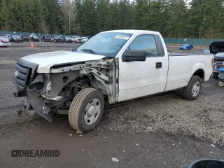 2009 Ford F-150 XL with VIN 1FTPF12V89KA70911, listed as a Copart auction lot 46358075 with 209,017 mi miles and Salvage Title. Bid and sale history available at carsss.com. Image 1.