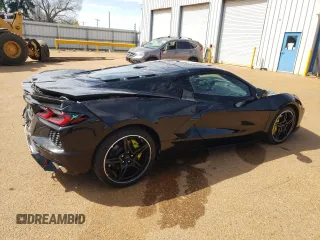2022 Chevrolet Corvette 2LT with VIN 1G1YB2D49N5106004, listed as a Copart auction lot 49067245 with 15,247 mi miles and Salvage Title. Bid and sale history available at carsss.com. Image 3.