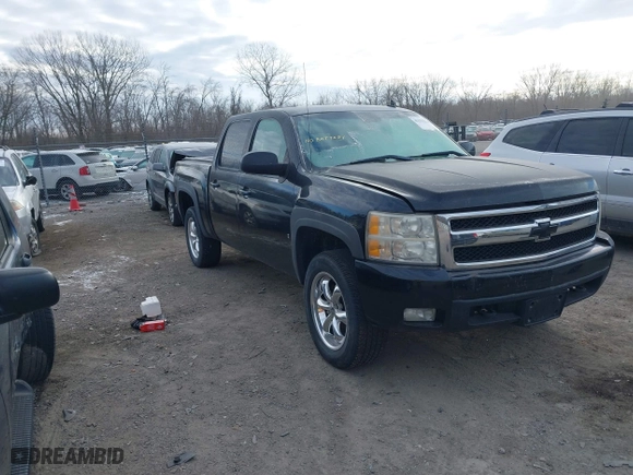 2007 Chevrolet Silverado 1500 LTZ with VIN 2GCEK13YX71690006, listed as a IAAI auction lot 41335272 with 249,949 mi miles. Bid and sale history available at carsss.com. Image 1.