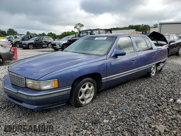1995 Cadillac DeVille z VIN 1G6KD52B3SU243924, wystawiony jako Copart lot #56945395 z przebiegiem 72 878 mil mil oraz Szkoda całkowita • Salvage title. Historia ofert i sprzedaży dostępna na DreamBid. Obrazek 1.