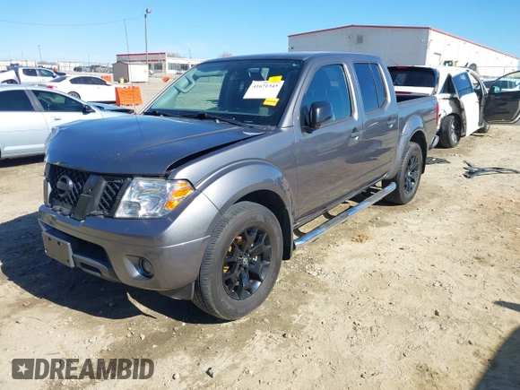 2020 Nissan Frontier SV with VIN 1N6ED0EA5LN720684, listed as a IAAI auction lot 41671345 with 38,398 mi miles and . Bid and sale history available at DreamBid. Image 2.