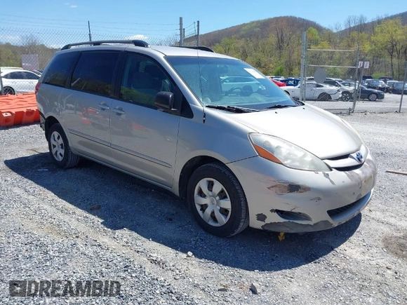2008 Toyota Sienna CE with VIN 5TDZK23C28S143477, listed as a IAAI auction lot 41930860 with 301,391 mi miles and . Bid and sale history available at carsss.com. Image 1.