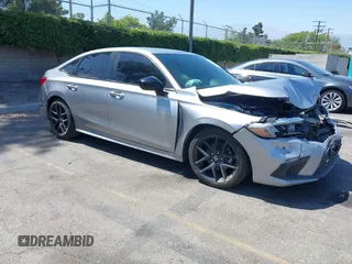 2023 Honda Civic Sport with VIN 2HGFE2F53PH544381, listed as a IAAI auction lot 42343679 with 29,821 mi miles and . Bid and sale history available at DreamBid. Image 1.
