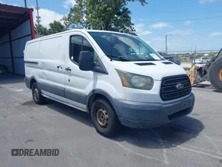 2015 Ford Transit Cargo with VIN 1FTNE1YM7FKA95206, listed as a IAAI auction lot 42083733 with 195,306 mi miles. Bid and sale history available at carsss.com. Image 1.