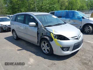 2008 Mazda 5 Grand Touring z VIN JM1CR29L480310627, wystawiony jako IAAI lot #42065638 z przebiegiem 182 358 mil mil oraz . Historia ofert i sprzedaży dostępna na DreamBid. Obrazek 1.
