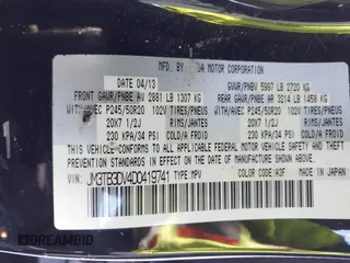 2013 Mazda CX-9 Grand Touring with VIN JM3TB3DV4D0419741, listed as a IAAI auction lot 41504049 with Not Provided miles and . Bid and sale history available at carsss.com. Image 9.