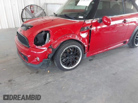 2012 MINI Hardtop S with VIN WMWSV3C55CT387678, listed as a IAAI auction lot 42487337 with 111,965 mi miles and . Bid and sale history available at DreamBid. Image 6.