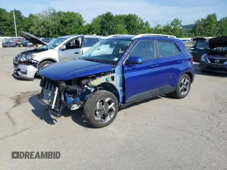 2022 Hyundai Venue Limited z VIN KMHRC8A3XNU204502, wystawiony jako Copart lot #66314325 z przebiegiem 16 282 mil mil oraz Szkoda całkowita • Salvage title. Historia ofert i sprzedaży dostępna na DreamBid. Obrazek 1.