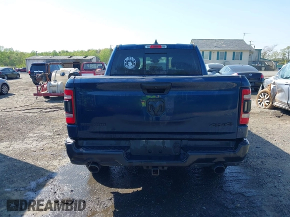 2020 Ram 1500 Big Horn with VIN 1C6SRFFT5LN366666, listed as a IAAI auction lot 41991339 with 105,788 mi miles. Bid and sale history available at carsss.com. Image 16.