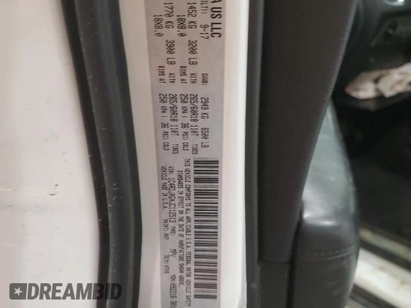 2018 Dodge Durango SXT with VIN 1C4RDJAGXJC112513, listed as a Copart auction lot 50038875 with Not Provided miles and Salvage Title. Bid and sale history available at DreamBid. Image 15.