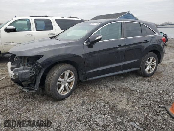 2015 Acura RDX Tech Pkg with VIN 5J8TB4H53FL016152, listed as a Copart auction lot 87653105 with 117,478 mi miles and Salvage Title. Bid and sale history available at carsss.com. Image 1.