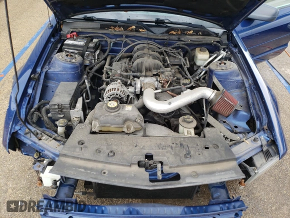 2007 Ford Mustang Deluxe with VIN 1ZVFT84N175273366, listed as a Copart auction lot 56422655 with 167,930 mi miles and Salvage title. Bid and sale history available at DreamBid. Image 11.