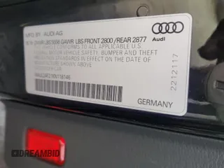 2019 Audi A6 Premium Plus with VIN WAUL2AF21KN118146, listed as a Copart auction lot 36682803 with 44,765 mi miles. Bid and sale history available at carsss.com. Image 12.