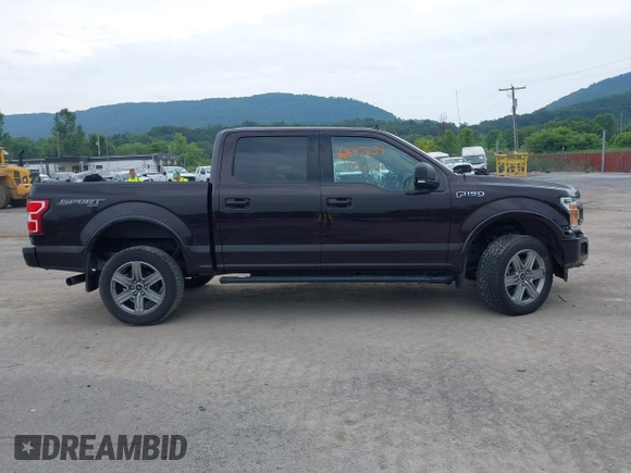2019 Ford F-150 XL with VIN 1FTEW1E45KFC15573, listed as a IAAI auction lot 42647234 with 66,267 mi miles and . Bid and sale history available at DreamBid. Image 14.