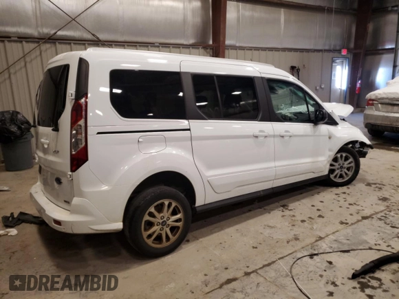 2019 Ford Transit Connect XLT with VIN NM0GS9F23K1406175, listed as a Copart auction lot 50391135 with 6,017 mi miles and Non repairable. Bid and sale history available at DreamBid. Image 3.