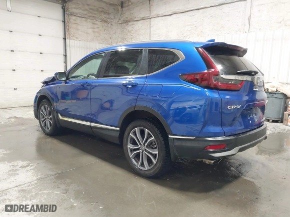 2021 Honda CR-V Touring with VIN 7FARW2H95ME000026, listed as a IAAI auction lot 41550612 with 22,037 mi miles. Bid and sale history available at carsss.com. Image 3.