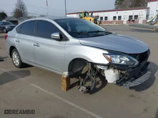 2019 Nissan Sentra SV with VIN 3N1AB7APXKY202357, listed as a IAAI auction lot 41795476 with 107,406 mi miles. Bid and sale history available at carsss.com. Image 1.