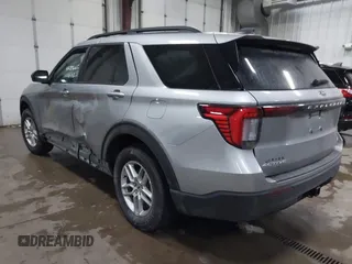 2025 Ford Explorer Active with VIN 1FMUK8DH0SGA35718, listed as a IAAI auction lot 41283665 with 391 mi miles. Bid and sale history available at carsss.com. Image 3.
