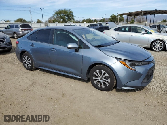 2022 Toyota Corolla Hybrid LE with VIN JTDEAMDE0N3003048, listed as a Copart auction lot 50637085 with 67,990 mi miles and Salvage Title. Bid and sale history available at carsss.com. Image 4.