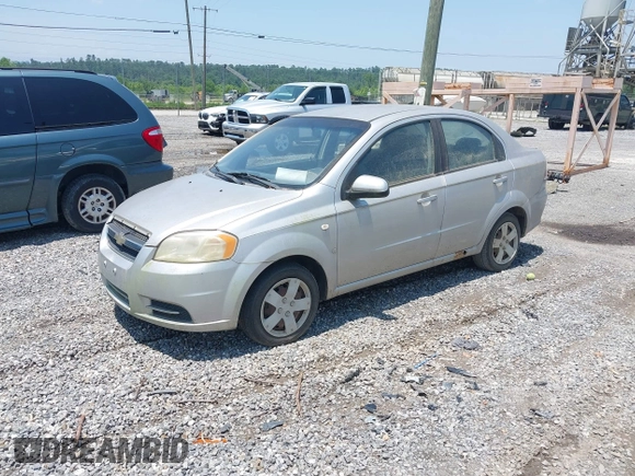 2008 Chevrolet Aveo LS with VIN KL1TD56648B259186, listed as a IAAI auction lot 42471424 with 119,844 mi miles and . Bid and sale history available at DreamBid. Image 2.