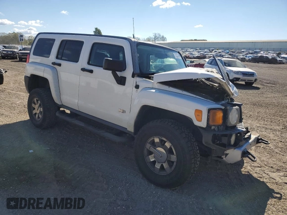 2009 Hummer H3 SUV Luxury with VIN 5GTEN13E698110109, listed as a Copart auction lot 75232484 with 0 mi miles and Clean Title. Bid and sale history available at carsss.com. Image 4.