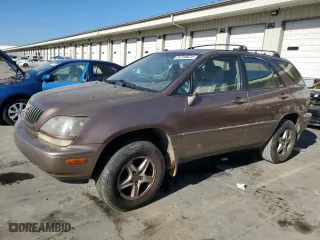 1999 Lexus RX 300 Luxury SUV with VIN JT6HF10U0X0083506, listed as a Copart auction lot 74708624 with 210,645 mi miles and Salvage Title. Bid and sale history available at carsss.com. Image 1.