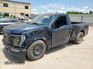 2022 Ford F-150 XL with VIN 1FTMF1C53NKD93940, listed as a Copart auction lot 57156305 with 49,135 mi miles and Salvage title. Bid and sale history available at DreamBid. Image 1.