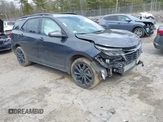 2022 Chevrolet Equinox RS with VIN 2GNAXWEV4N6153168, listed as a IAAI auction lot 41817133 with 26,466 mi miles and . Bid and sale history available at DreamBid. Image 1.