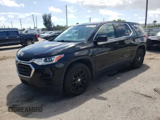 2019 Chevrolet Traverse LS with VIN 1GNERFKW8KJ180431, listed as a Copart auction lot 69841374 with 98,065 mi miles and Non Repairable. Bid and sale history available at carsss.com. Image 1.