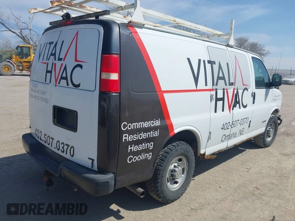 2005 Chevrolet Express Cargo with VIN 1GCGG25V951229076, listed as a IAAI auction lot 42031009 with 114,530 mi miles and . Bid and sale history available at DreamBid. Image 4.