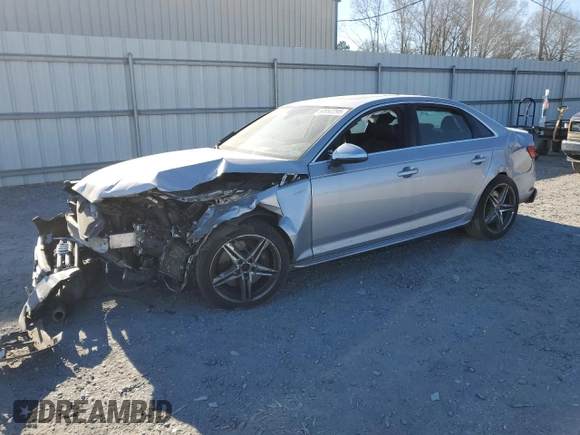 2018 Audi S4 Prestige with VIN WAUC4AF41JA001359, listed as a Copart auction lot 50052295 with 72,003 mi miles and Salvage Title. Bid and sale history available at carsss.com. Image 1.