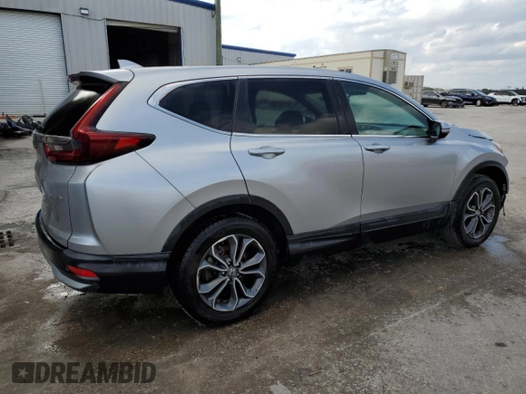 2021 Honda CR-V EX with VIN 2HKRW2H55MH609160, listed as a Copart auction lot 46141845 with 96,464 mi miles and Non Repairable. Bid and sale history available at carsss.com. Image 3.