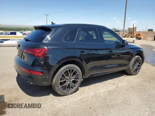 2023 Audi SQ5 Premium Plus with VIN WA1B4AFY9P2079953, listed as a Copart auction lot 61446414 with 37,100 mi miles and Salvage Title. Bid and sale history available at carsss.com. Image 3.