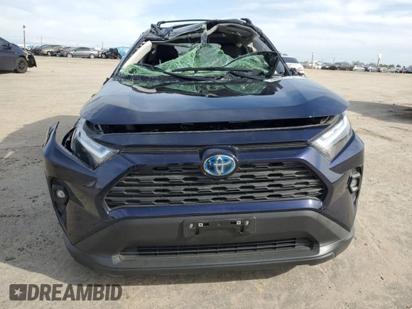 2024 Toyota RAV4 Hybrid XLE Premium with VIN JTMB6RFV4RD145174, listed as a Copart auction lot 48618325 with 6,652 mi miles and Salvage Title. Bid and sale history available at carsss.com. Image 5.